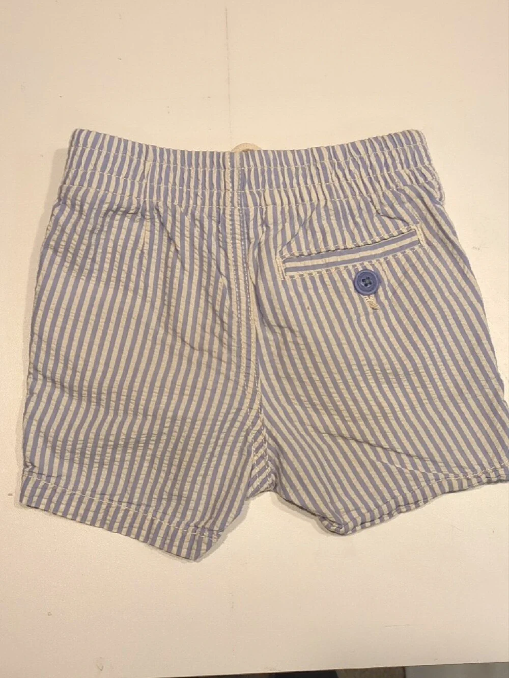 GAP Three-Pack Kids Shorts in Navy, Light Blue & Blue-White Stripe